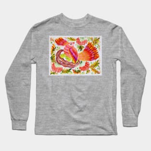 Mother Watercolor Painting Long Sleeve T-Shirt